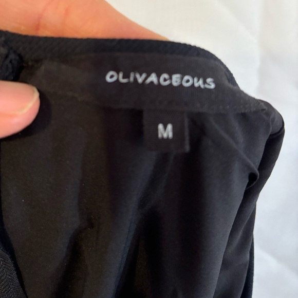 Olivaceous Black Long Sleeve Fitted Dress Size Medium - Picture 7 of 7